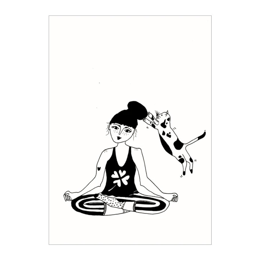 Karte - zen with cats