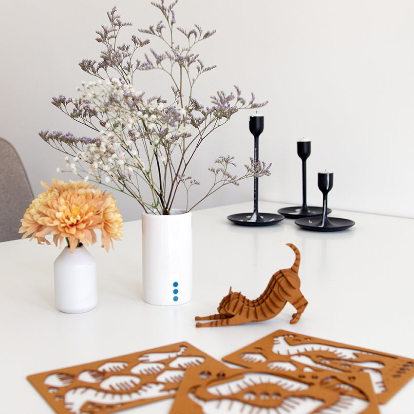 Papier-Modell - Katzen aus Karton