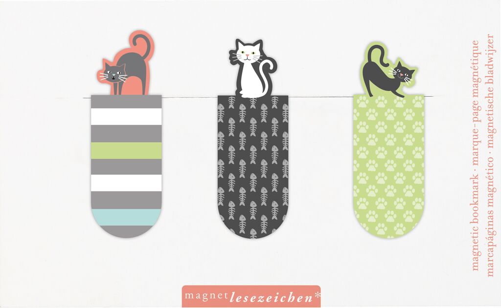 Magnetic Bookmark - Cats