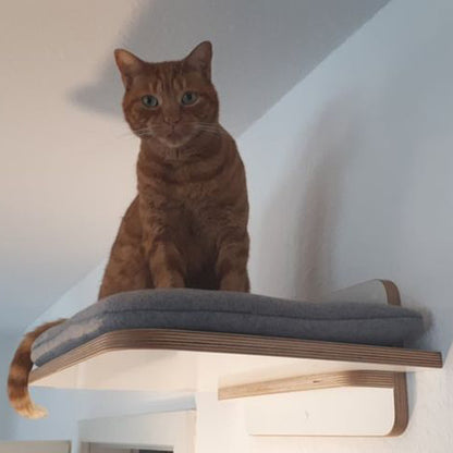 Long sleeper | WALL-MOUNTED LOUNGER for cats - white