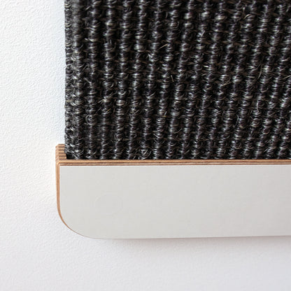 kratzFEST | Sisal Katzen KRATZBRETT für die Wand - weiß