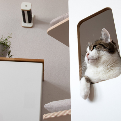 SCRATCH & REST TOWER for cats with scratching surface