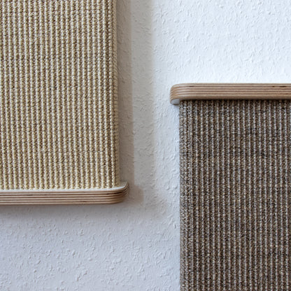 kratzBAR | Sisal Katzen KRATZBRETT für die Wand und Boden - weiß