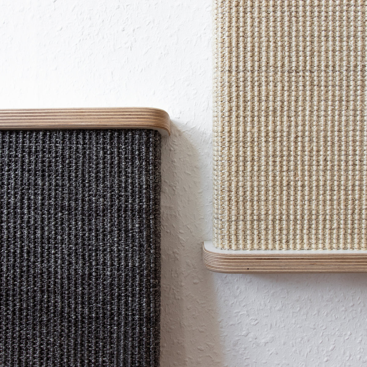 kratzBAR | Sisal Katzen KRATZBRETT für die Wand und Boden - weiß