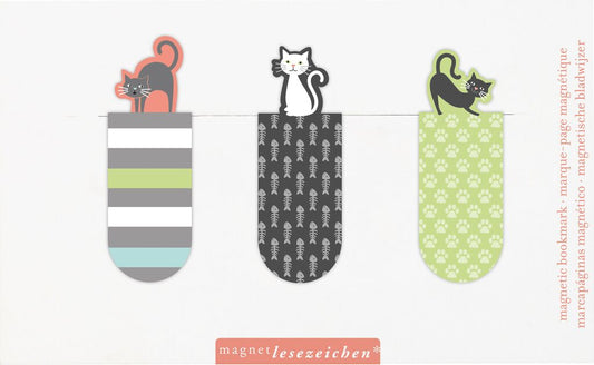 Magnet-Lesezeichen - Cats