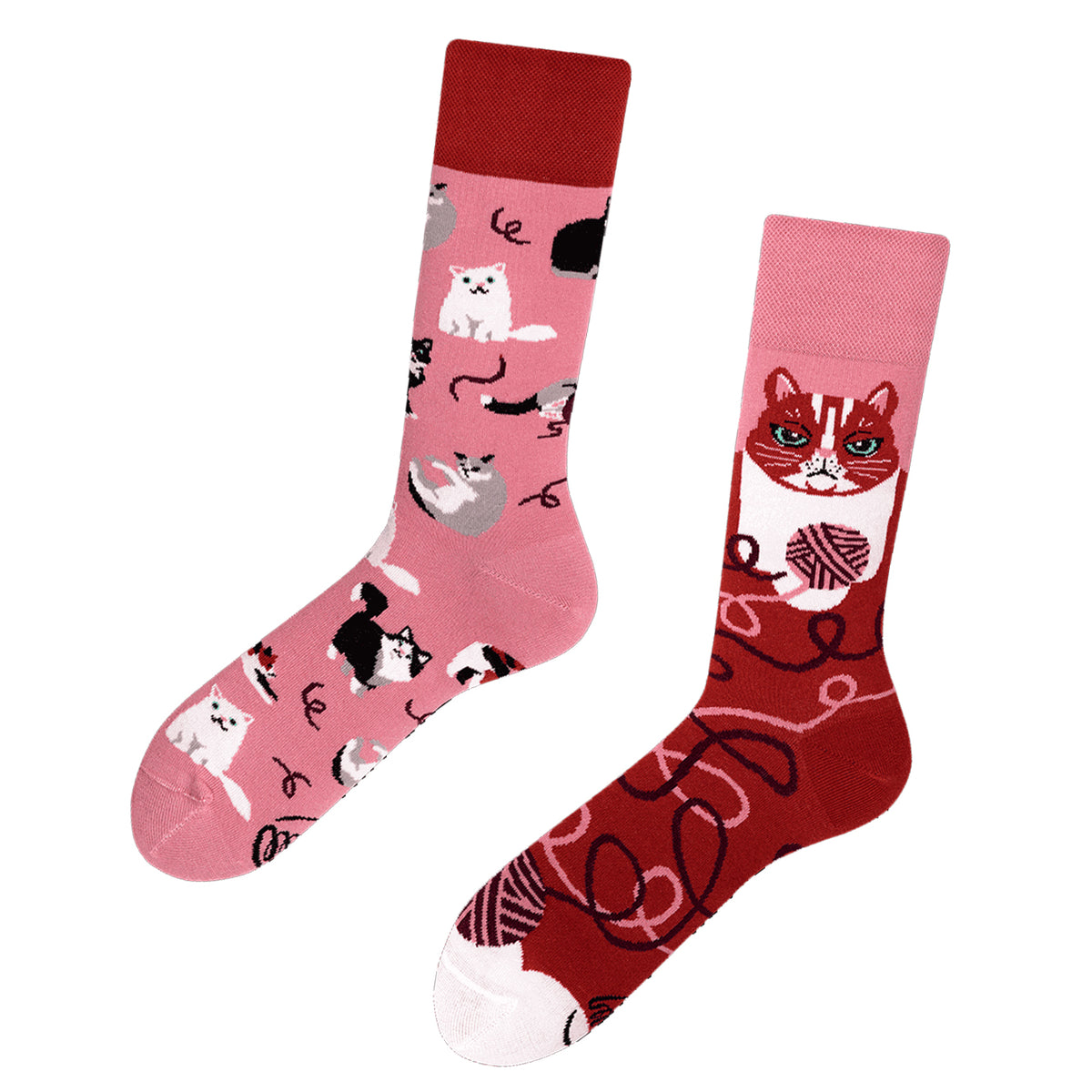 Socken - Playful Cat